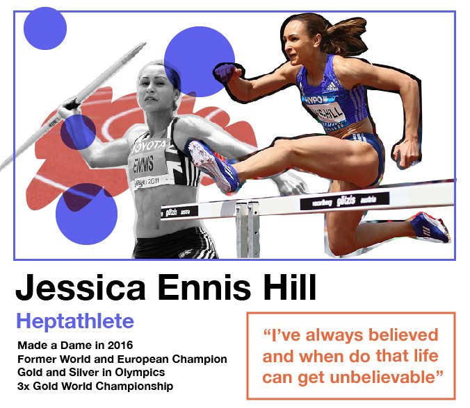 Heptathlete,  Jessica Ennis Hill has been very successful in her career. Looking to get into athletics? Jessica is one to look at for inspiration.#internationalwomendays