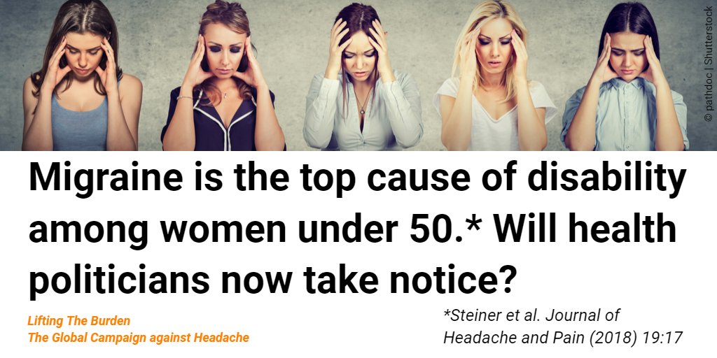 headacheburden's tweet photo. Because it is International Women's Day: #IWD2018 #PressforProgress #beatheadache https://t.co/o6pVE458PJ