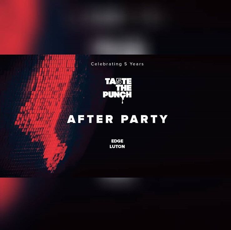 TooTallDjs's tweet photo. @TasteThePunch AFTER PARTY on Good Friday👌🏻@intheedgeluton 
We’ll be going B2B with @reverbbeats til 7AM 💃💃💃 https://t.co/2kEggFJddc