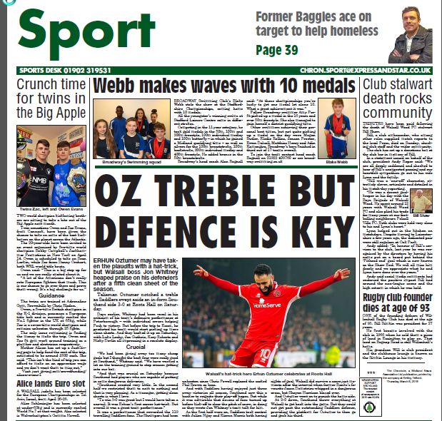 Sport Chronicle tweet media