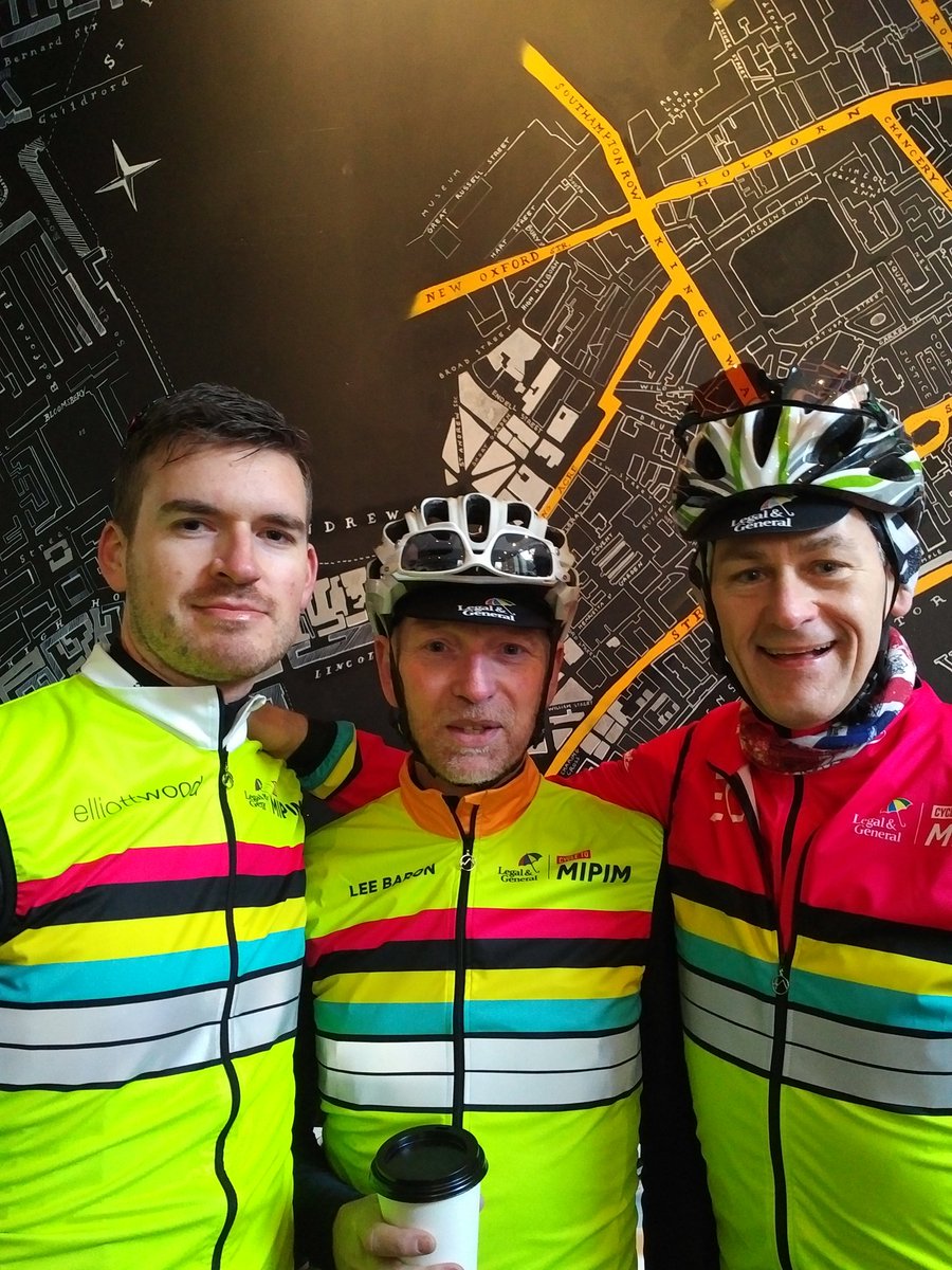 DrCarolHomden's tweet photo. Team @GleedsGlobal for @ClubPeloton #cycletomipim2018 for @Coram - part of our champion team building the new Queen Elizabeth II Centre to open later this year to change more children's lives. Thank you and ride safely! https://t.co/FyCRyCrvnh