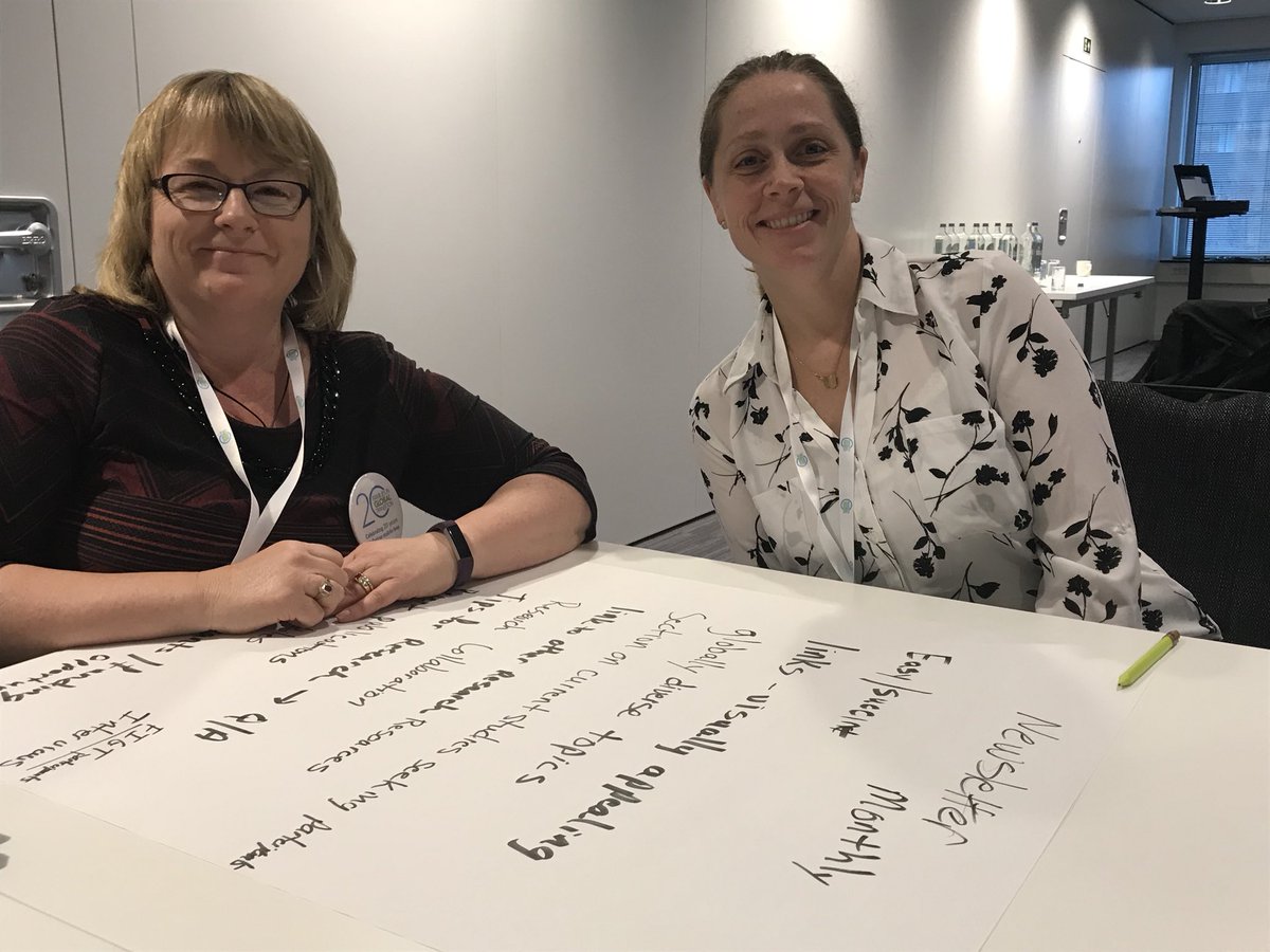 Brainstorming #figtresearch with <a href="/cultured_kids/">CulturedKids</a> &amp; <a href="/KimsKonvrsation/">Kim Hunt</a> #figt18nl #research