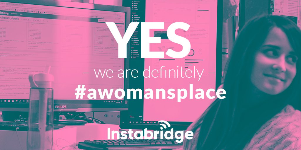 We strive to increase the visibility of women in tech by focusing on finding great female candidates for our team-- because a #awomansplace is in the technological revolution.  #WITsthlm2018 #internationalwomensday