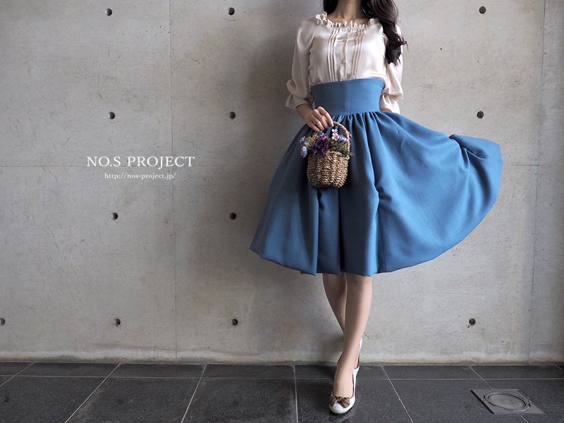 ✨極美品✨ノスプロジェクト 二次元と運命が交差するスカート アリスブルー 二次元と運命が交差するスカート ネイビー | NO.S PROJECT