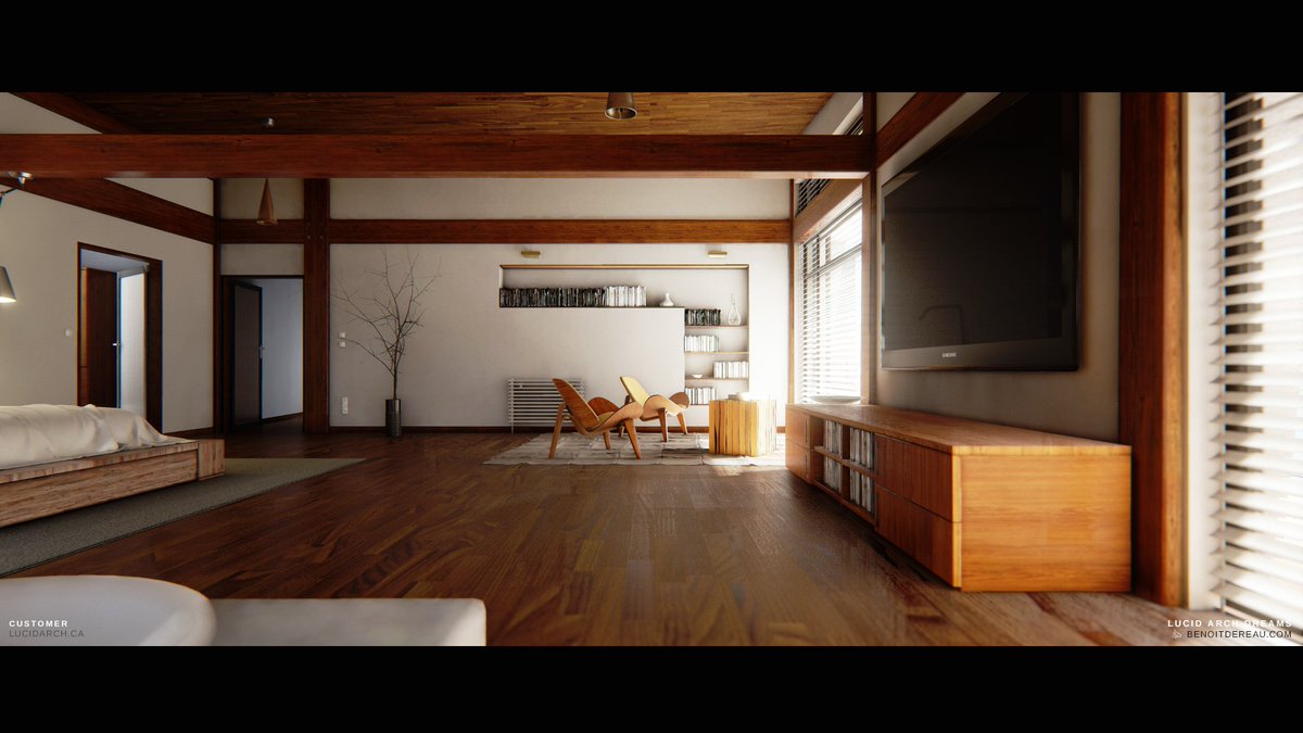 BenoitDereau's tweet photo. Lucid Arch Dreams is a project I realised during June 2015 for Lucid Arch company. A client who wanted a #vr #archiviz working with @OculusRift &amp; @htcvive for an architectural project using @UnrealEngine from @EpicGames .
#UE4 #VirtualReality https://t.co/Gi6uKQaN7m