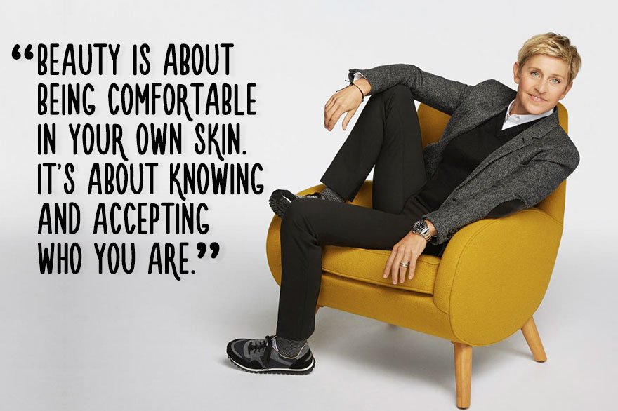 travuniqorn's tweet photo. a truly inspiring quote by the wonderful Mrs. @TheEllenShow ! Happy #InternationalWomensDay #InternationalerFrauentag #lgbtqblog #uniqorn https://t.co/HRYOwWxGFa