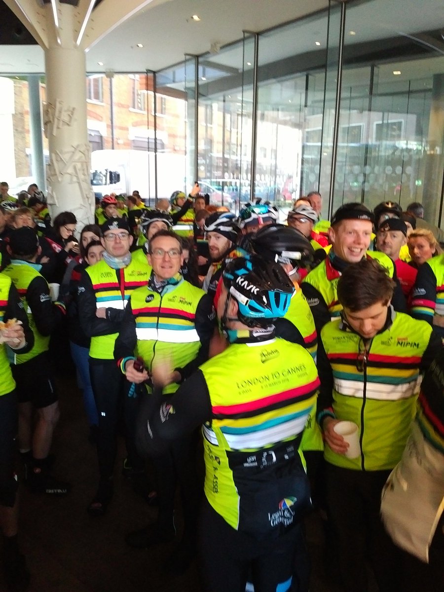 DrCarolHomden's tweet photo. Excited to brief the amazing 200 riders of #cycletomipim2018 for @Coram as they get ready for the 1500km to help us to tackle the trauma in all too many young lives. Go riders! https://t.co/De9omfuOXk