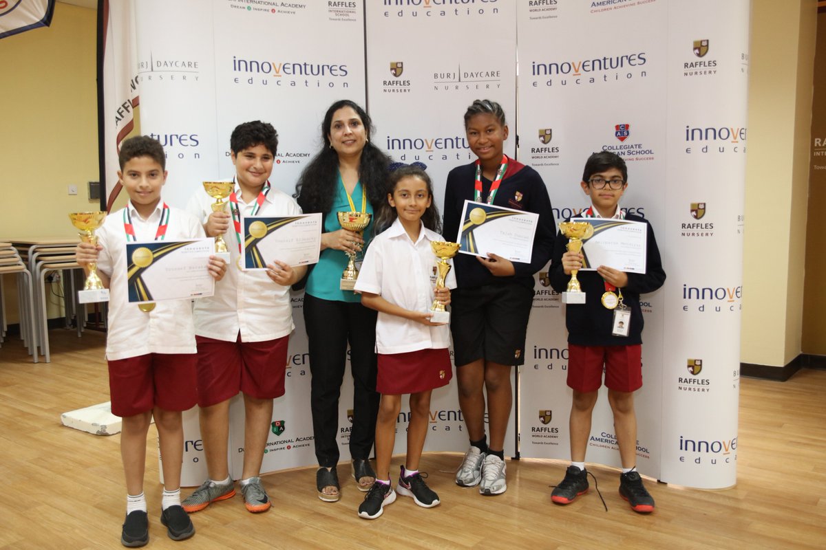 RafflesdxbPrim's tweet photo. RIS primary children showcased their tremendous ICT skills while competing in, and winning,  the HackOverflow competition. #teamwork #risinnovation #ricict @rafflesdxb https://t.co/AGy8cE6Krl