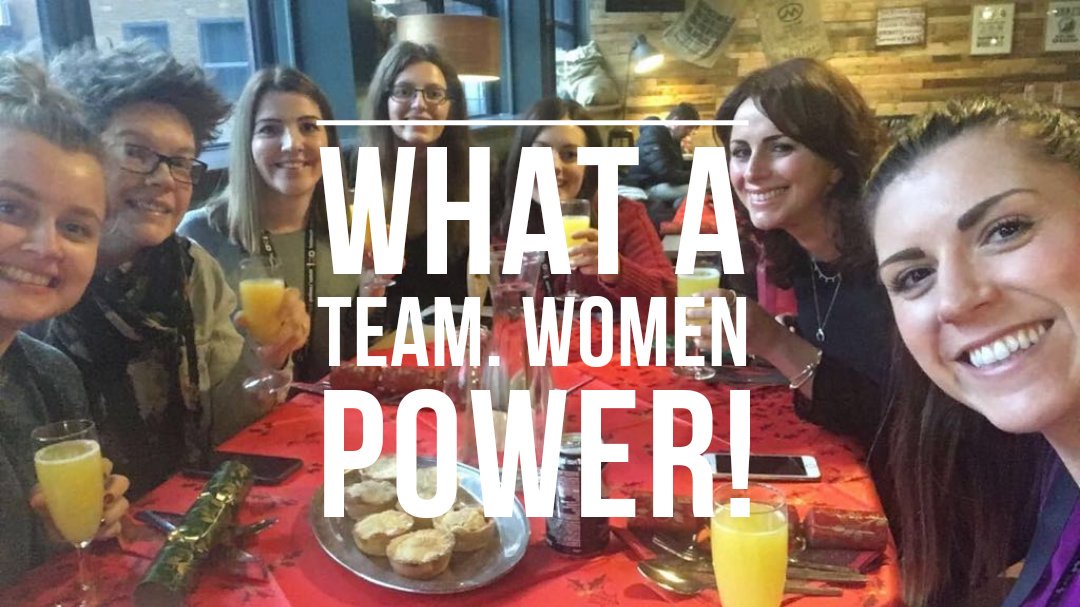 Happy #WomensDay to my talented, inspiring and beautiful all-women team!