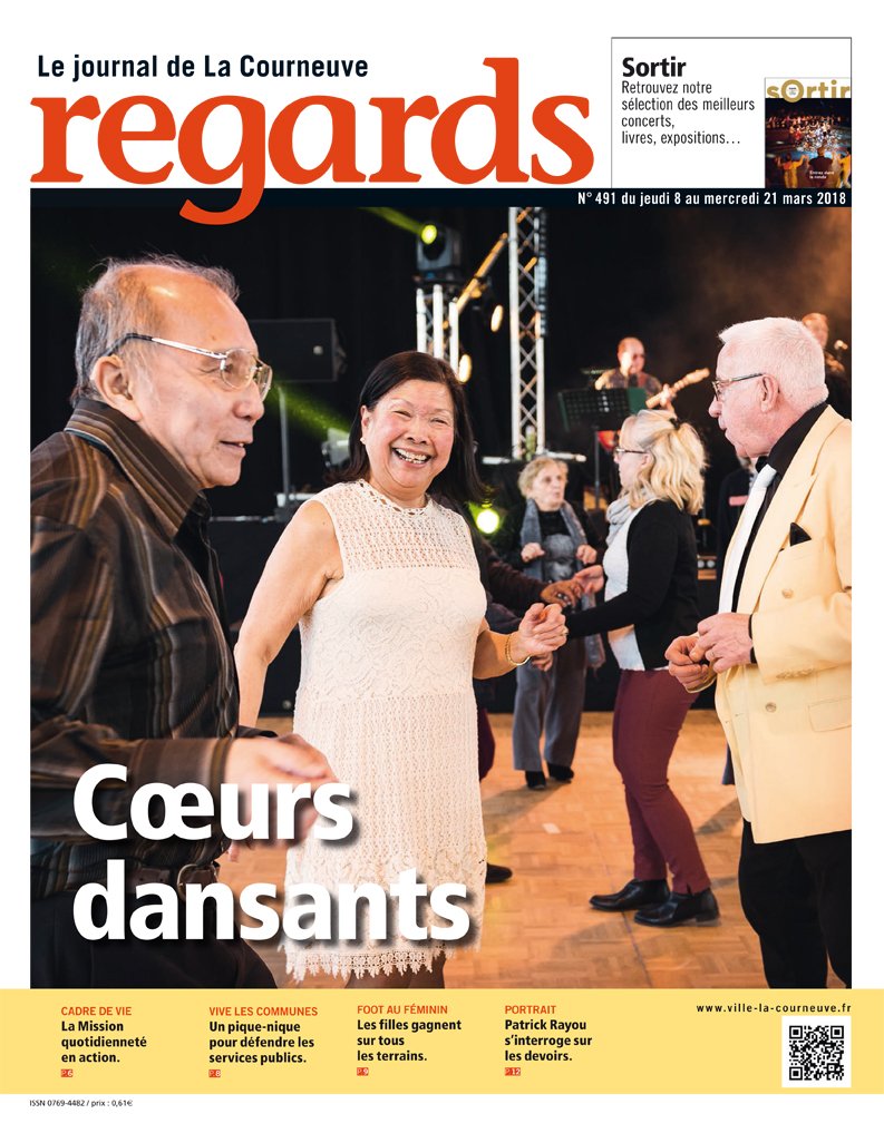 La_Courneuve's tweet photo. #Actualité
 Le nouveau #journalRegards est sorti ! Vous y trouverez  notamment un retour sur le traditionnel et chaleureux banquet des #seniors et le spécial sOrtir, qui vous présente les rendez-vous culturels du mois de mars à @La_Courneuve et ailleurs. https://t.co/EighkaoL3G