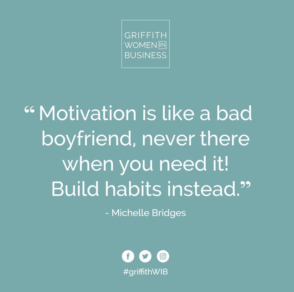 Griffith_WIB's tweet photo. Happy International Womens Day. It’s almost a week since @MishBridges joined us in #Griffith. She left so many of us so inspired so a perfect quote to share today. #tellmish #jfdi #InternationalWomenDay #WomenSupportingWomen #motivationalquote https://t.co/s5lD3Nephe