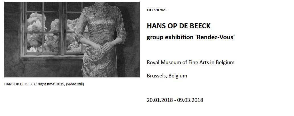 OperaDv's tweet photo. on view..
HANS OP DE BEECK
group exhibition 'Rendez-Vous' https://t.co/mIyjDTax9L