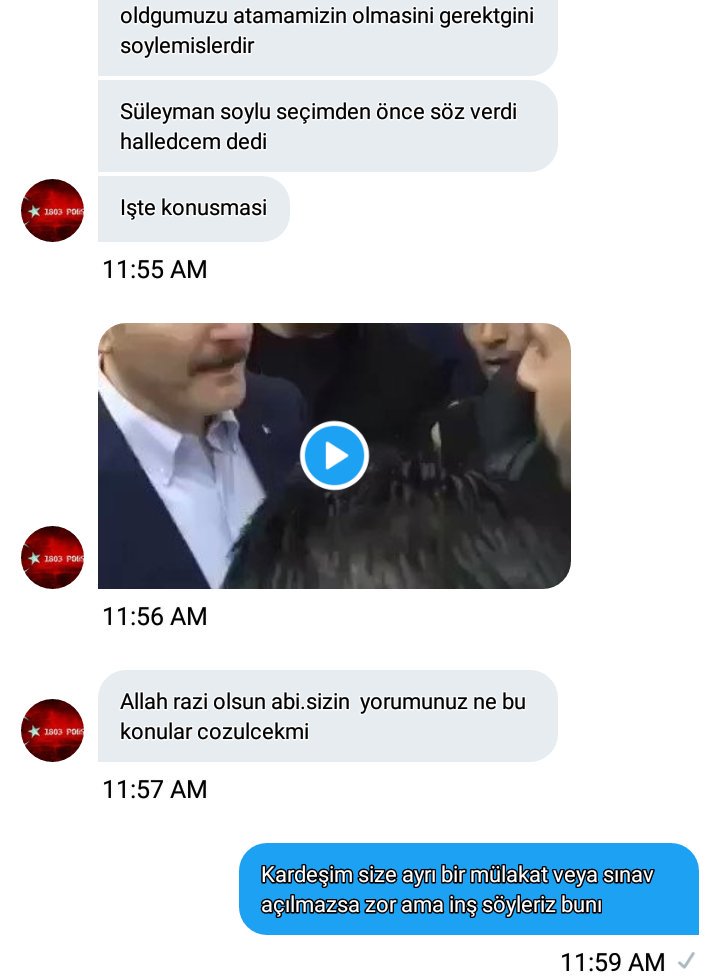 Mülakatı yapanlar FETÖCÜ çıkıp Cezaevine girmiş ise bu Polis Adayı kardeşlerimize yeni bir fırsat verilmeli değilmi?

<a href="/TC_icisleri/">T.C. İçişleri Bakanlığı</a> <a href="/suleymansoylu/">Süleyman Soylu</a> <a href="/RT_Erdogan/">rt_erdogan</a>