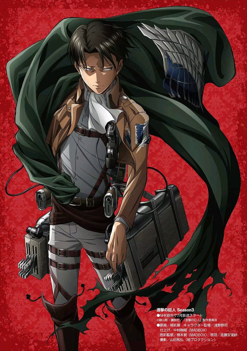 AoTWiki's tweet image. Levi Anime Poster