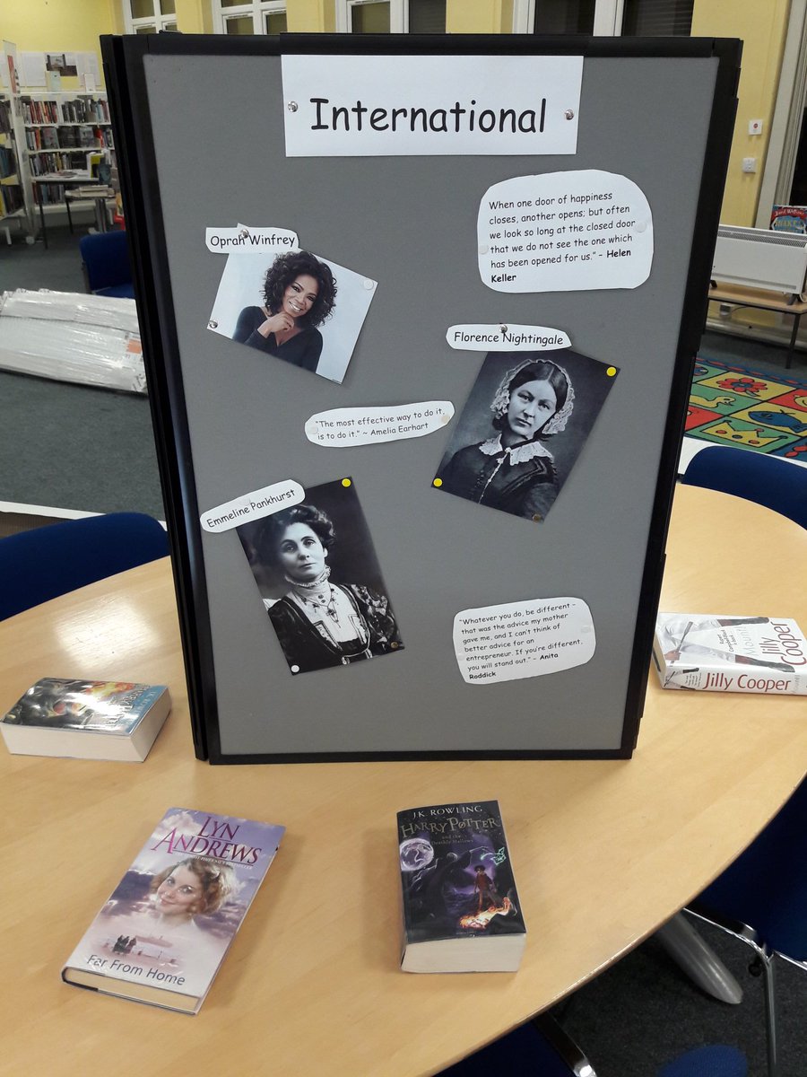 SilvdaleLibrary's tweet photo. Happy International Women's Day 2018 https://t.co/ndbEe4nvrg