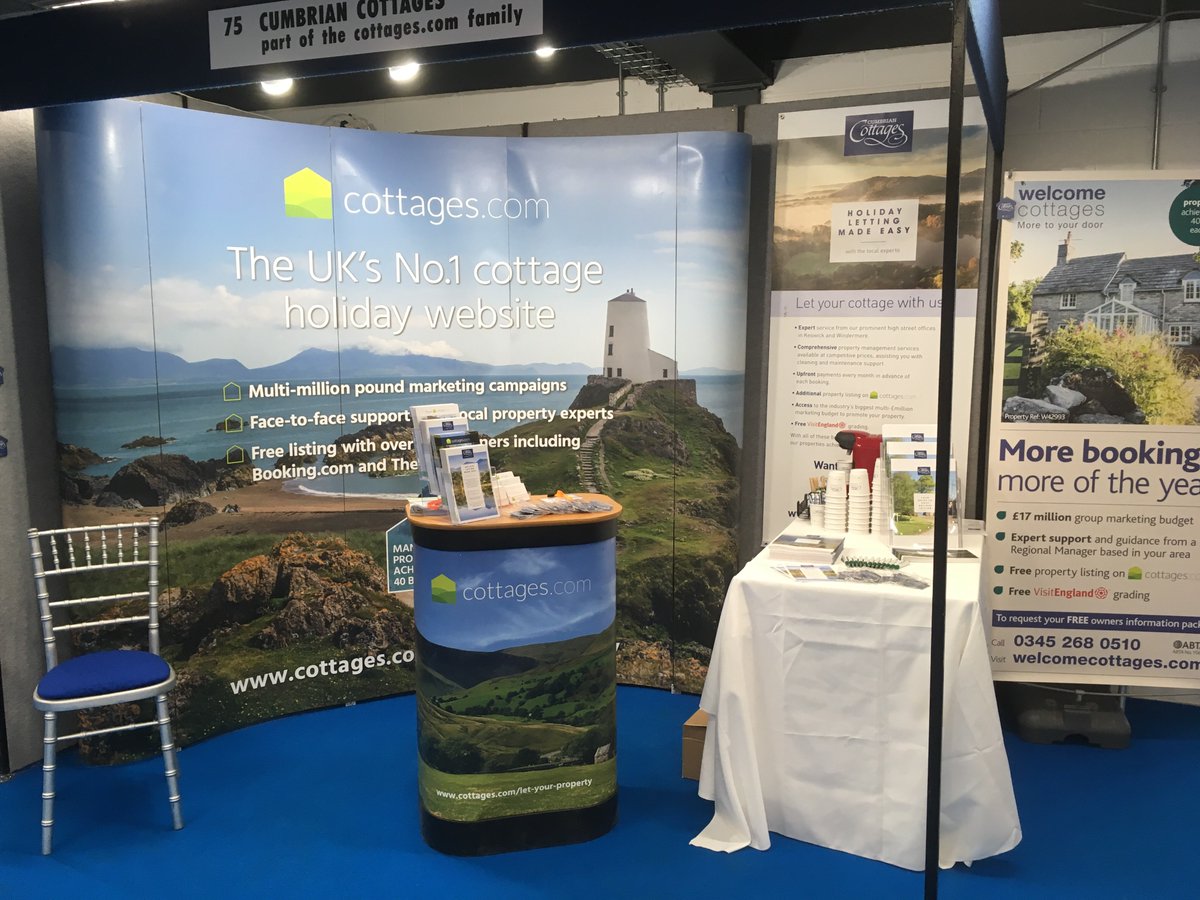 Last chance today to visit us at the Lakes Hospitality Trade Show at Juction36, come and talk to us on stand 75 and find out more how we can make holiday letting easy.