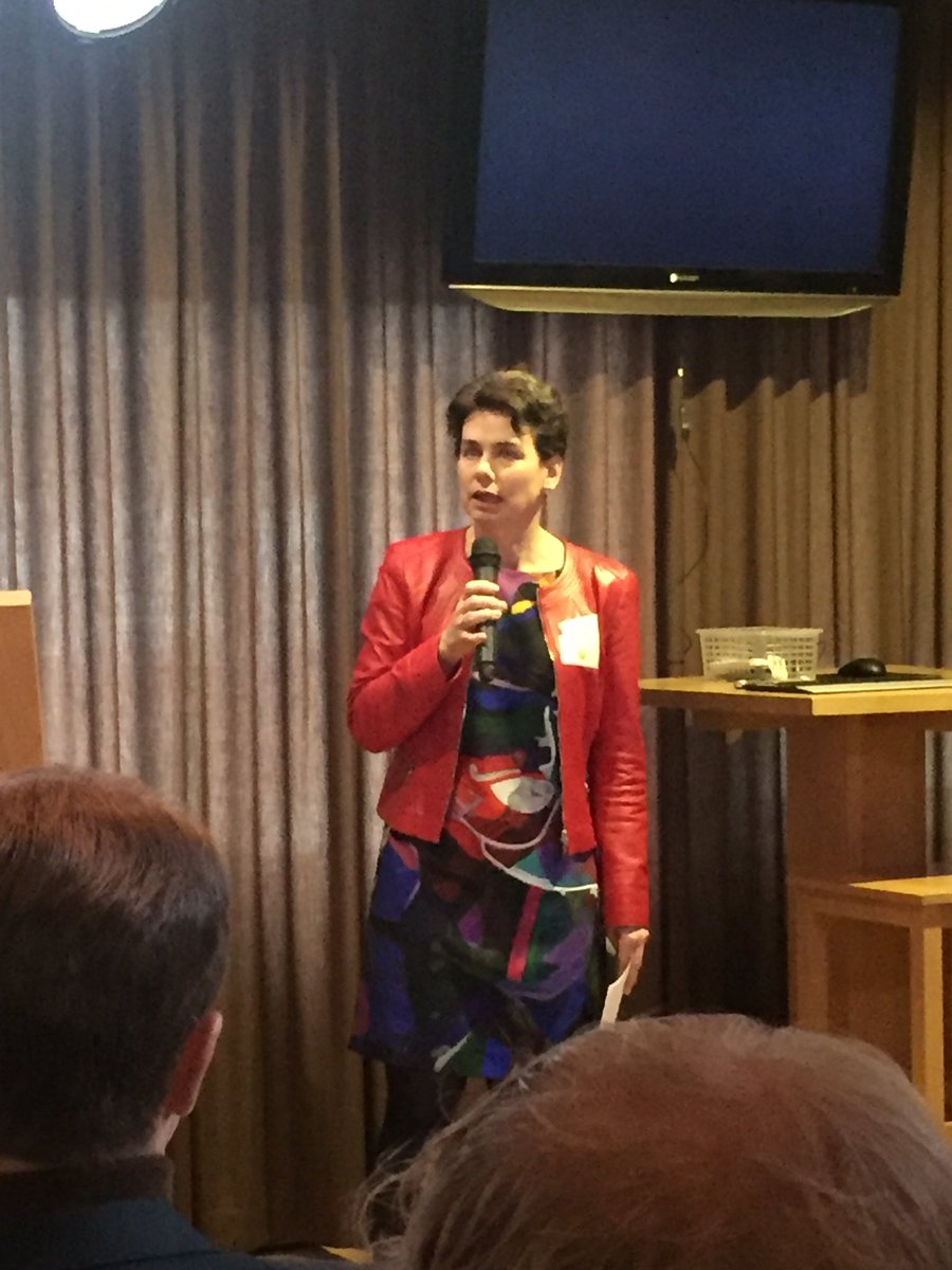 Hoofd binnenvaart van IenW, Lucia Luyten noemt 2018 het jaar van de verduurzaming van de binnenvaart. Verankering in klimaatakkoord en Green Deal. Drie transitiesporen: elektrisch, waterstof-elektrisch en biobrandstoffen. Randvoorwaardelijk meten aan de pijp en certificeren