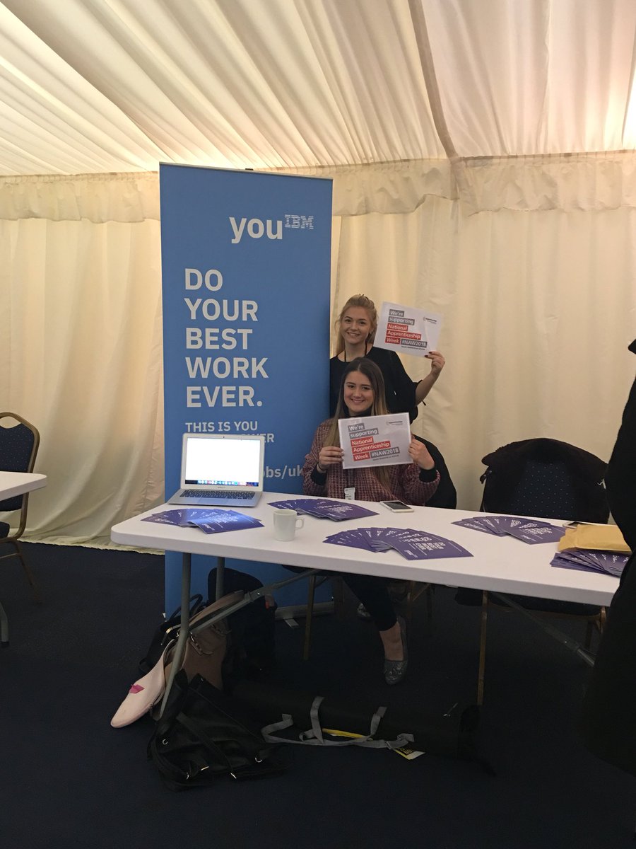 hwillsheribm's tweet photo. We’re here at the NAEC Warwick Careers Fair #apprentices #ApprenticeshipWeek #NAW2018 #NAW18 #girlsinstem #girlsintech #InternationalWomensDay https://t.co/iIn3ye6fa4