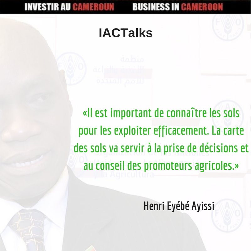 InvestCameroun's tweet photo. #IACTalks: La nécessité pour le #cameroun de se doter d'une cartographie de ses sols expliquée par Henrie Eyebe Ayissi, ministre camerounais de l'#Agriculture
👉👉Plus de détails https://t.co/vNtThyWiS7 https://t.co/nr5i5XlBlv