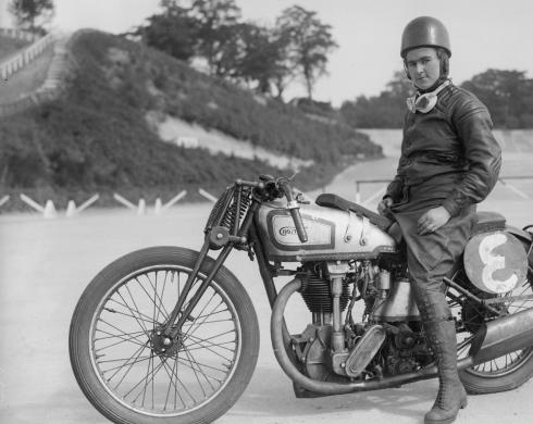 Beatrice Shilling OBE, aeronautical engineer and motorcycle racer, was born  #OTD 1909. She invented the RAE Restrictor, a device to stop Merlin engine failure in early RAF Spitfire and Hurricane fighter planes during the Battle of Britain Luftwaffe. https://en.wikipedia.org/wiki/Beatrice_Shilling