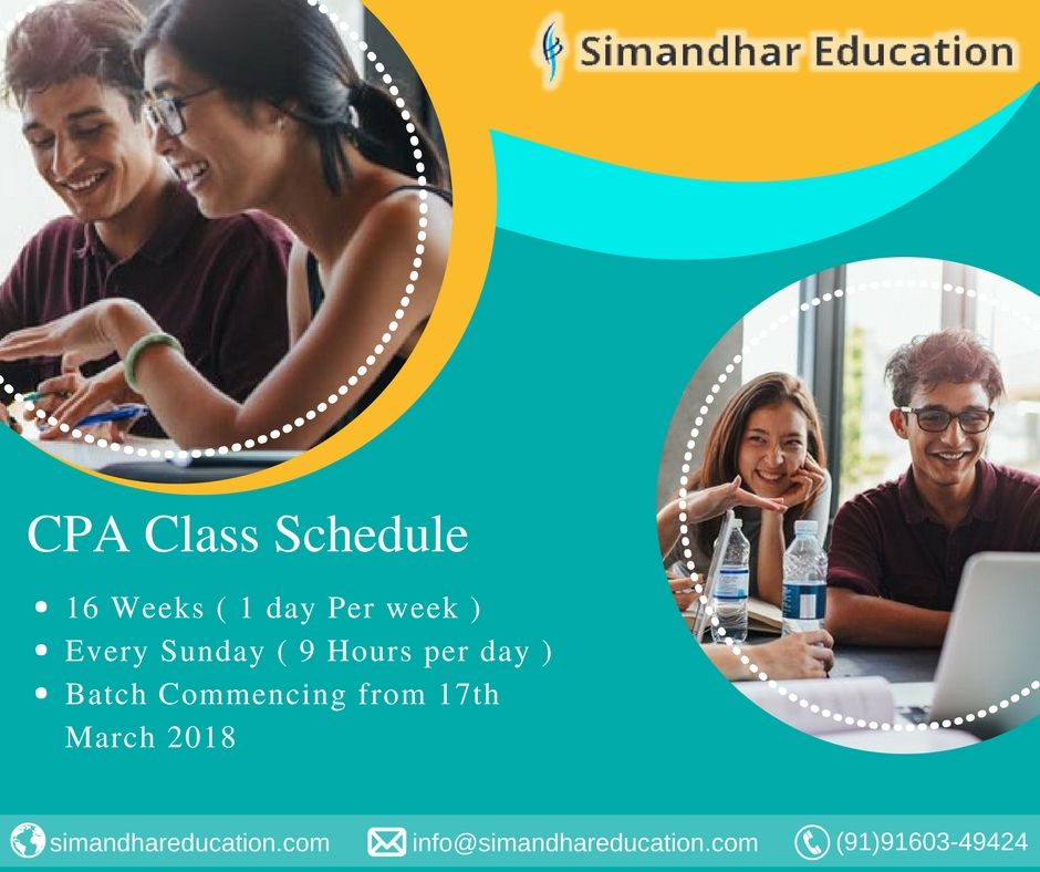 SimandharEdu's tweet photo. Certified Public Accountant (CPA) is a title for well-qualified accountants in numerous countries of the English-speaking world.
Apply Now! @ https://t.co/Yb76gcPEos
#CPAUSA #CPACoaching #CPATraining #CPAExam #CPACourse #CPACenter #Accounting #SimandharEducation https://t.co/kIU6wXNSBI