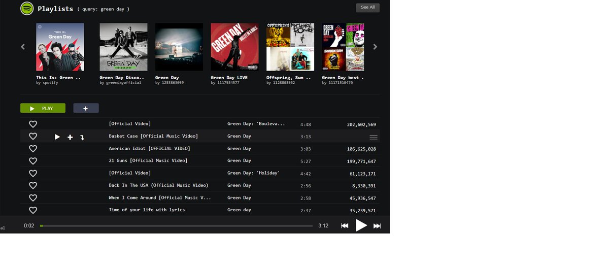 StreamSquid's tweet image. Hi All,

Get amazing playlist compilations when searching for your favorite artist/track

Rock on!