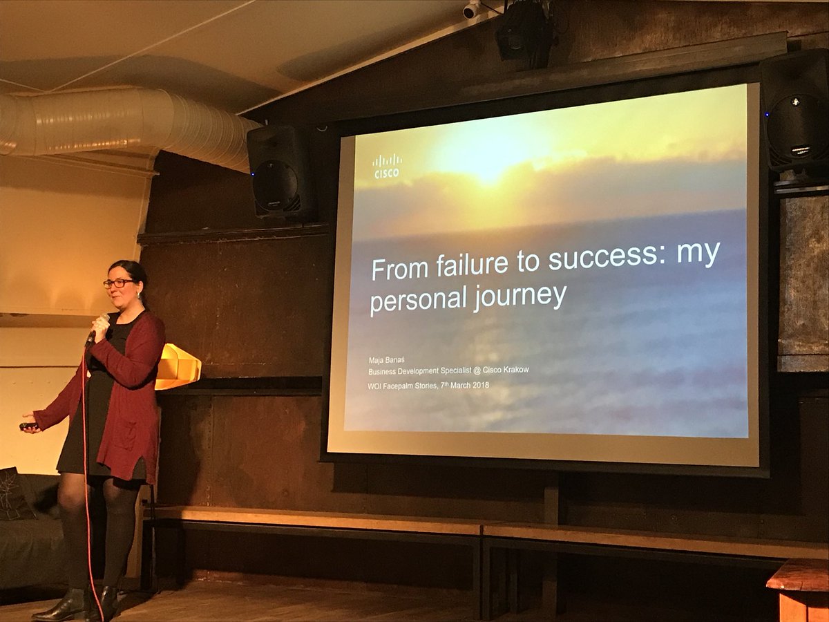 Rox_Mar12's tweet photo. Facepalm stories last night, powered by #WOI2018 @CiscoKrakow Thank you for such amazing evening! #WeAreCisco #LoveWhereYouWork https://t.co/obHHogr0Wx