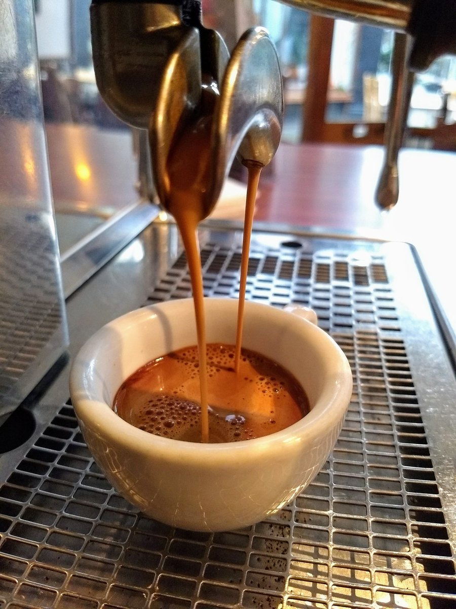 TheBeanVagrant's tweet photo. Super tasty!! Starting the day.
#espressocrema #inseasonespressoblend #traceability #espresso #jamesgourmetcoffee #theplancafecardiff #independentcoffeeshop #baristalife #craftsmanship #cardiffcoffee #craftcoffee #specialitycoffee #thirdwavecoffee #craftroastedcoffee https://t.co/gSLXE7NCct