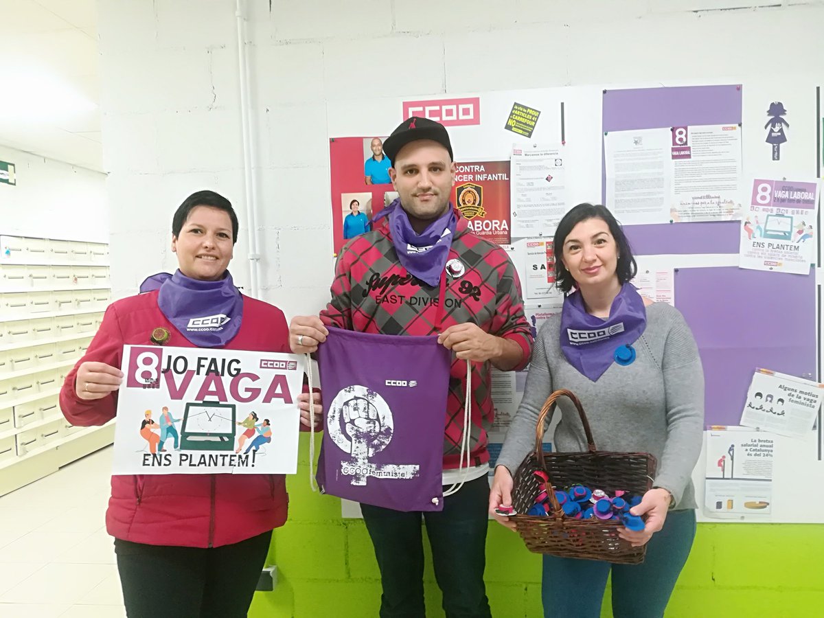 manubcn1985's tweet photo. #Cornellá de Llobregat#enLucha. @CCOOCARREFOUR no falla. #femCCOO #8MVagaFeminista #DiaDeLaMujer #DiaInternacionaldelasMujeres https://t.co/qEdH3UoRlo