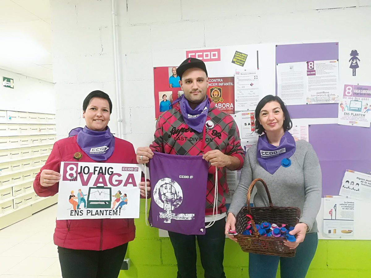 manubcn1985's tweet photo. #Cornellá de Llobregat#enLucha. @CCOOCARREFOUR no falla. #femCCOO #8MVagaFeminista #DiaDeLaMujer #DiaInternacionaldelasMujeres https://t.co/qEdH3UoRlo