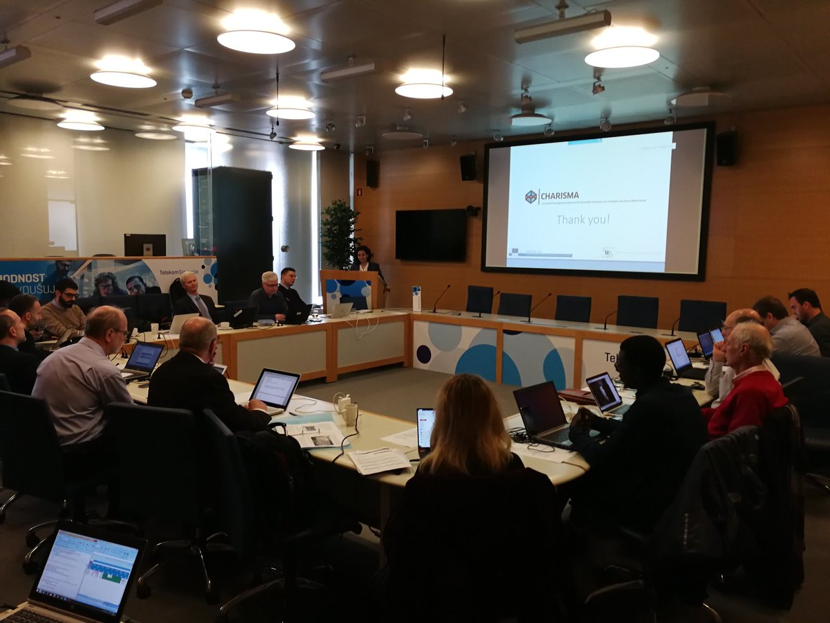 <a href="/charisma5G/">CHARISMA project</a> final review is in progress at <a href="/TelekomSlo/">Telekom Slovenije</a> in Ljubljana. Getting ready for the demos <a href="/5GPPP/">5GPPP</a> #5G #security #NFV