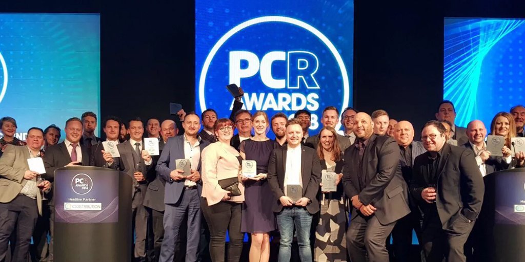 CMSDistribution's tweet photo. For the second year running, CMS Distribution has been awarded 'Consumer Electronics Distributor' of the year at the #PCRAwards 2018: https://t.co/zw87DGbd6c #30YearsOfConnecting https://t.co/8sTIKsP5aK