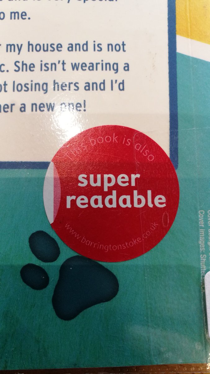 DunLibrary's tweet image. Dyslexic or find reading some books tricky? No problem!  Look for the 'Super readable' Sticker!