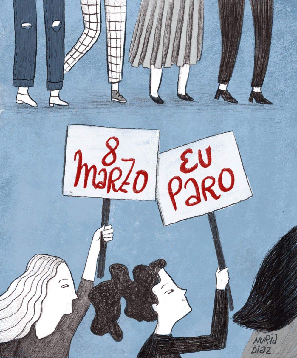 ignoramos a nosa verdadeira estatura ata que nos poñemos en pé #8M #folgafeminista