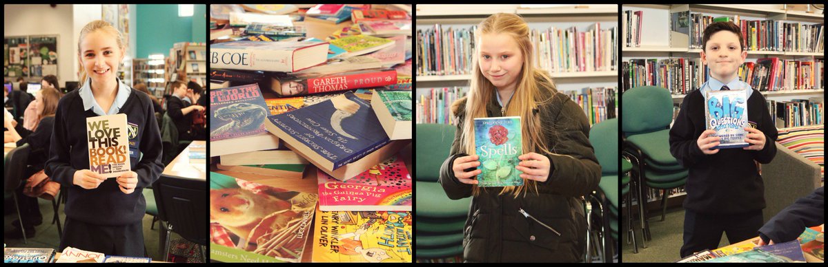 KennetSchool's tweet photo. Kennet's library was full of smiling faces during our annual 'Book Grab' - a chance for pupils to "grab" books that have been donated by their peers. #KennetLibrary https://t.co/jlIusepqZw
