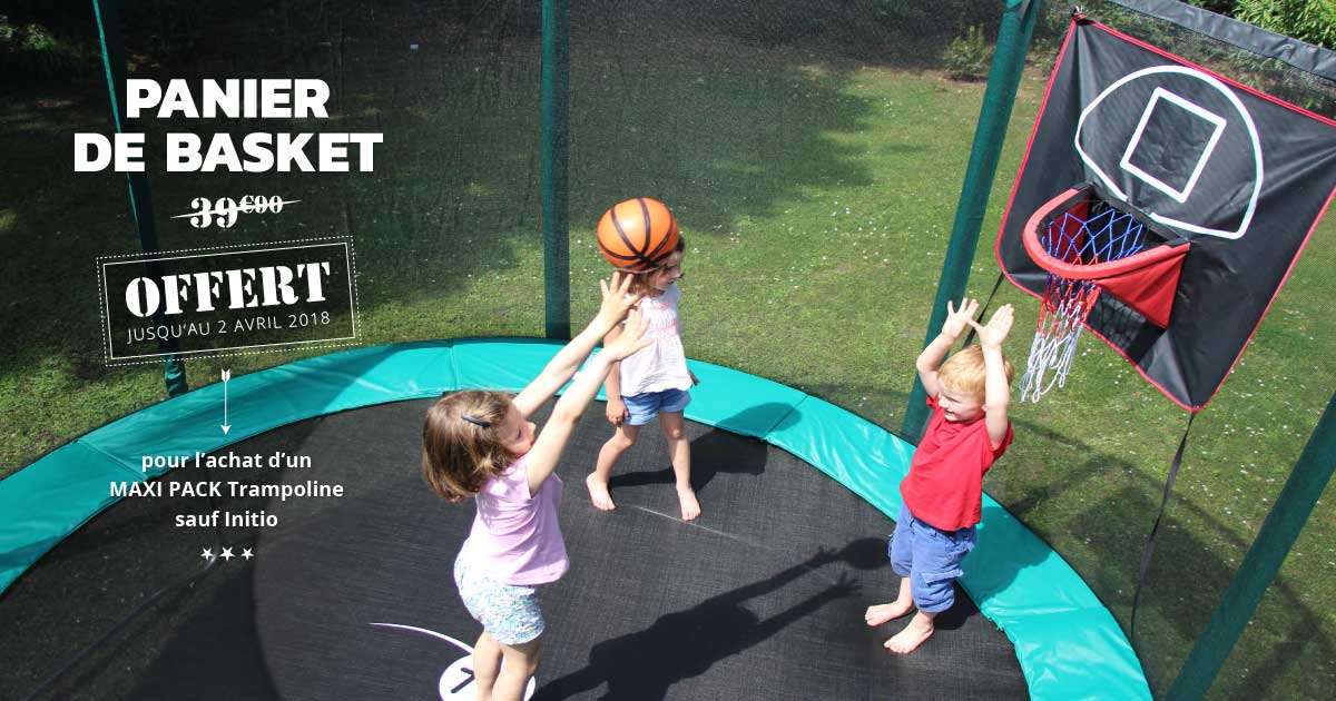 Fra_Trampoline's tweet photo. En cette journée en ensoleillée, nous vous offrons pour l’achat d’un MAXI PACK  un panier de basket ! 🏀
  ➡️https://t.co/oeZHokVaTe
🕐 Offre valable jusqu'au 02 avril 23h59 https://t.co/X2NiyraS7D
