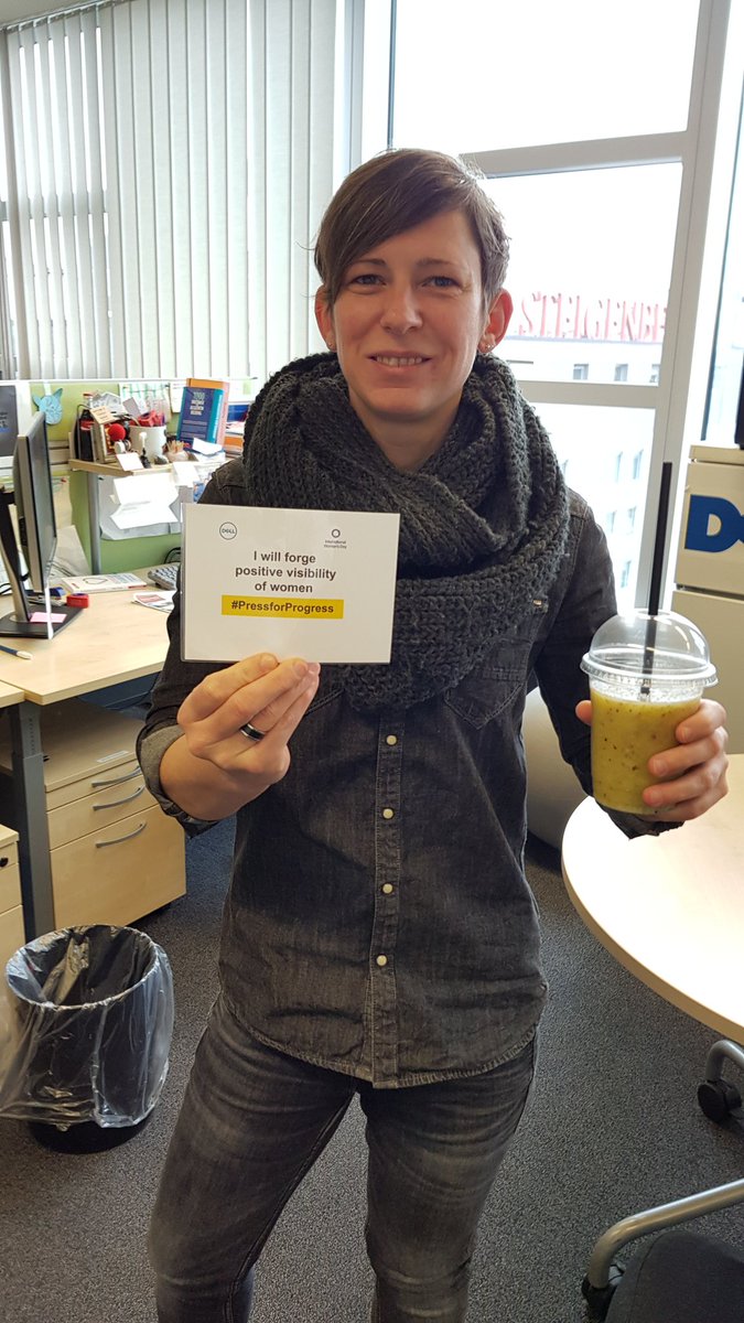International Women's Day, I wish all females across the globe a great day! Celebrated it already with our fantastic female colleagues at #DellEMC in Frankfurt this morning 😀
#PressForProgress #WIADellEMC #Iwork4Dell