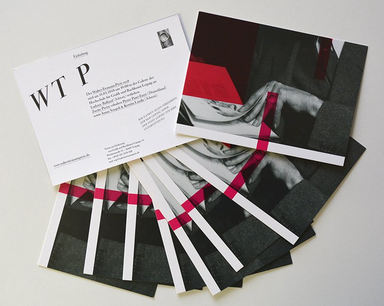 Join the Walter Tiemann Prize 2018 award ceremony at the HGB Leipzig on Thu, March 15 (during <a href="/buchmesse/">Leipziger Buchmesse</a>), 7pm.