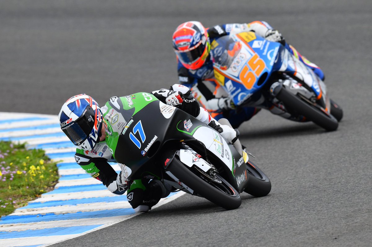 CIPMOTO's tweet photo. Day 3 of the official test in Jerez📍A bit of rain will never disturb😉 Riding on wet is always a good practice for CIP-Green Power riders✊🏼
.
#cipmoto #greenpower #johnmcphee #makaryurchenko #mcphee #makaron #ktm #jerez #test #moto3 #racing https://t.co/3qsh1Ujmak