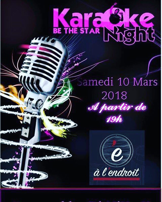 a_lendroit's tweet photo. N’oubliez pas c’est ce week-end ! Chauffez vos voix dès maintenant ! #oyonnax #karaoke #thevoice #vin #tapas https://t.co/OIlNkPghQM