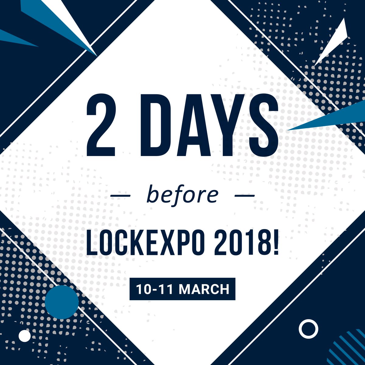 ApecsLocks's tweet photo. 2 days to go until @lockexpo 2018! We will be offering a 20% discount off our products if you purchase on the day! Come and visit us we have a friendly team ready to help with any questions you may have about #APECS or our products!🙌 #lockexpo #locksmith https://t.co/Qx7QUYXAHF