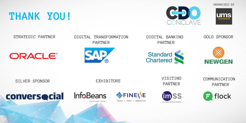 UMS_Events's tweet photo. After 2 days of insightful presentations and extensive networking opportunities, the 3rd #CDOConclave comes to an end. We thank all our partners, speakers, attendees and followers for their continued support. We hope to see you again at the next edition!
https://t.co/oh2ggli19p https://t.co/Y1Lt2uqIfQ