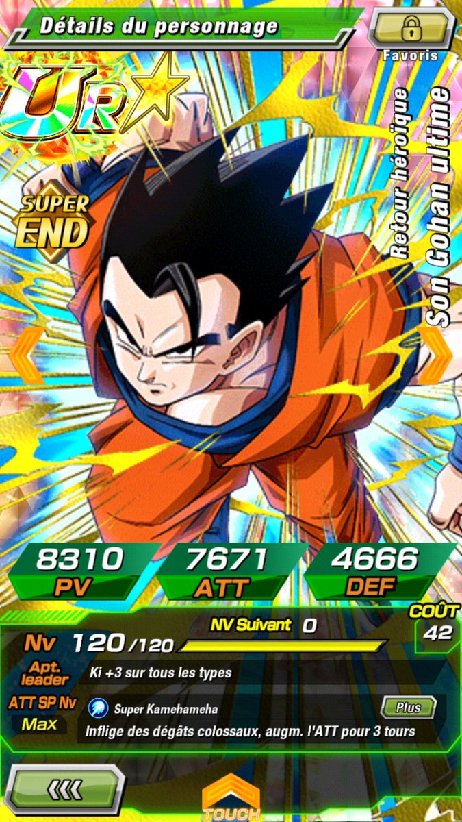beyond_63's tweet photo. Après le père, le fils ! #Gohan #GohanUltime #DOKKANBATTLE #TeamAS10 #QueDesNumeros10DansMaTeam https://t.co/NyKHGVq0U6