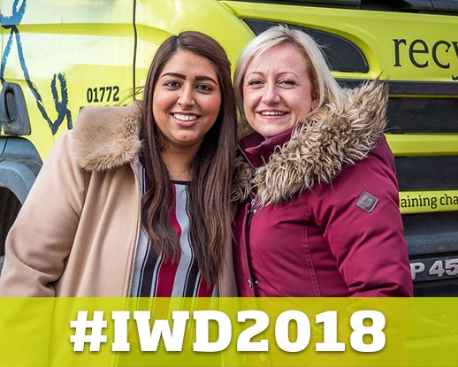 recyclinglives's tweet photo. #IWD2018 The number of women working for Recycling Lives has increased by an incredible 221%! And these women, Deena &amp; Claire, are leading our two fastest-growing departments: https://t.co/iFfvxPLsZ3 #women #womeninbusiness #changingthewaybusinessisdone #IWD18 https://t.co/QeBvgzYtrz