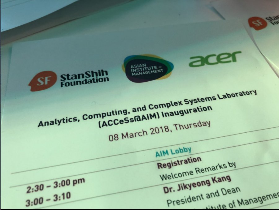 The leaders of tomorrow deserve the very best, and that is what we're delivering to AIM today with this supercomputer donation. Acer is dedicated to the cultivation of all new talent, and we look forward to seeing what these bright minds are capable of going into the future!