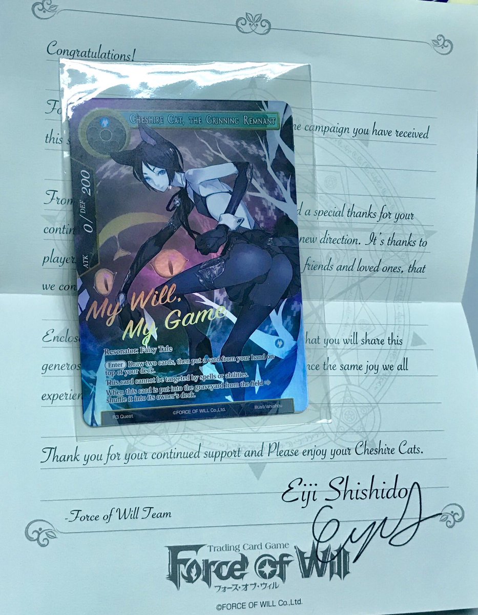 Force Of Will Hk Fowtcghk Twitter