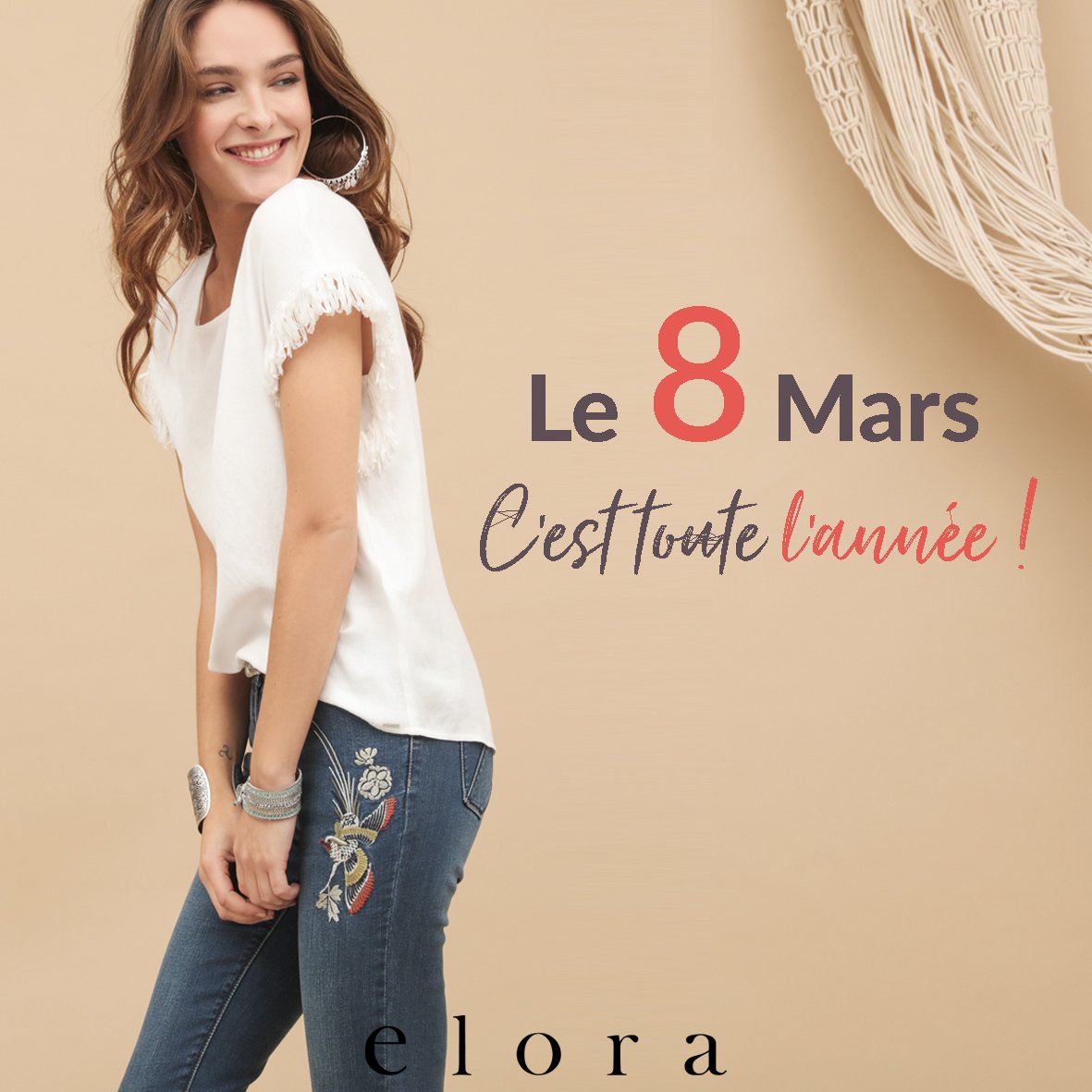 elora_officiel's tweet photo. Avec plus de 850 femmes qui travaillent en tant que conseillères de mode, Elora est une marque des plus sensibles à la Journée Internationale de Lutte pour les Droits des Femmes. Pour Elora, le 8 Mars, c'est toute l'année 👩✊ #journeedesdroitsdesfemmes #FemmesDeDemain #8mars https://t.co/UxCknvL2UW