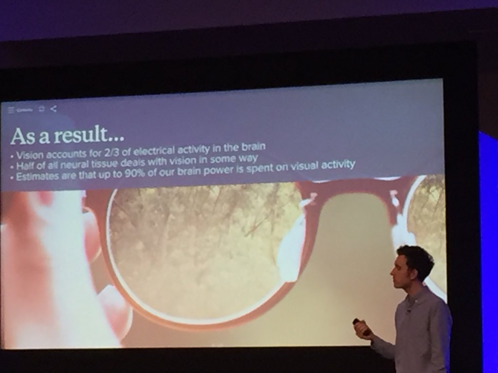 conradmills's tweet image. Great explanation of why we need to make our content more visually engaging thanks @TurtlNick #execln #cmo