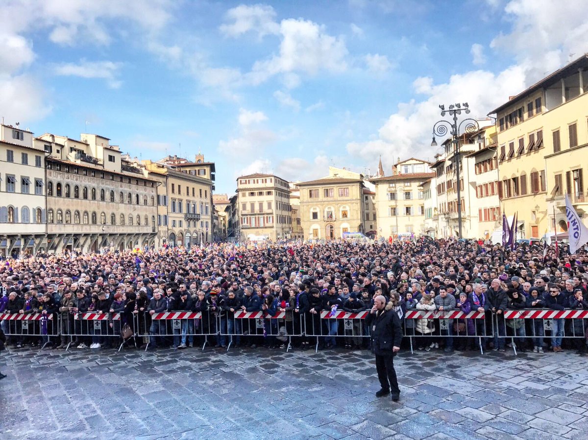 Firenze dice addio al suo capitano #DavideAstori