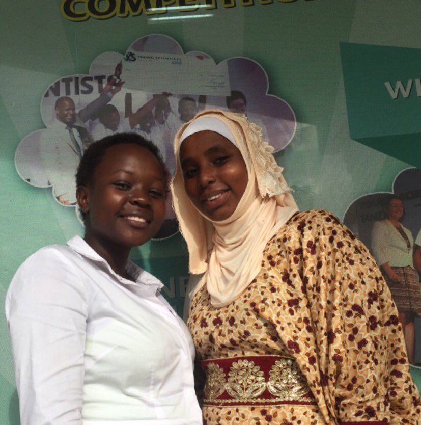 ystanzania's tweet photo. Today we celebrate with #YST2016 winners Diane and Nadhra  #ScienceForDevelopment #internationalwomensday2018 https://t.co/7Dtp8cS0OE